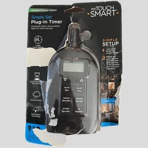 my Touch Smart Simple Set Plug-In Timer Outdoor/Indoor Digital